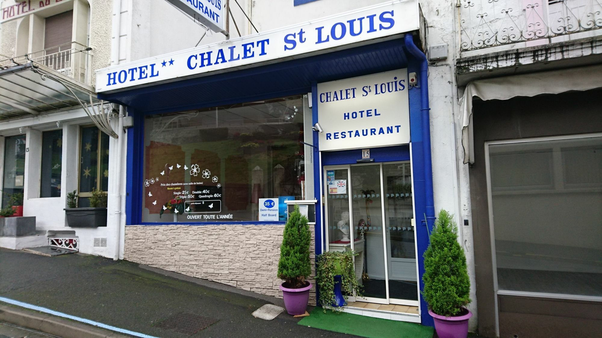 Hotel Chalet Saint Louis Lourdes Exterior foto